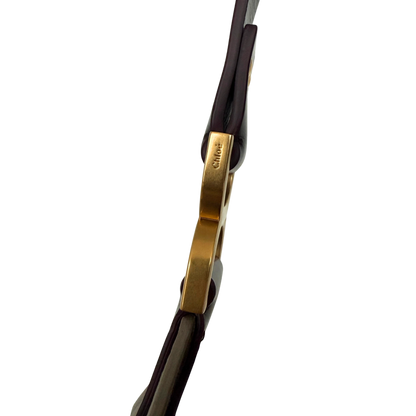 Chloé Marcie Hobo Bag aus genarbtem Leder Motty Grey / neuwertig Echtheitscheck