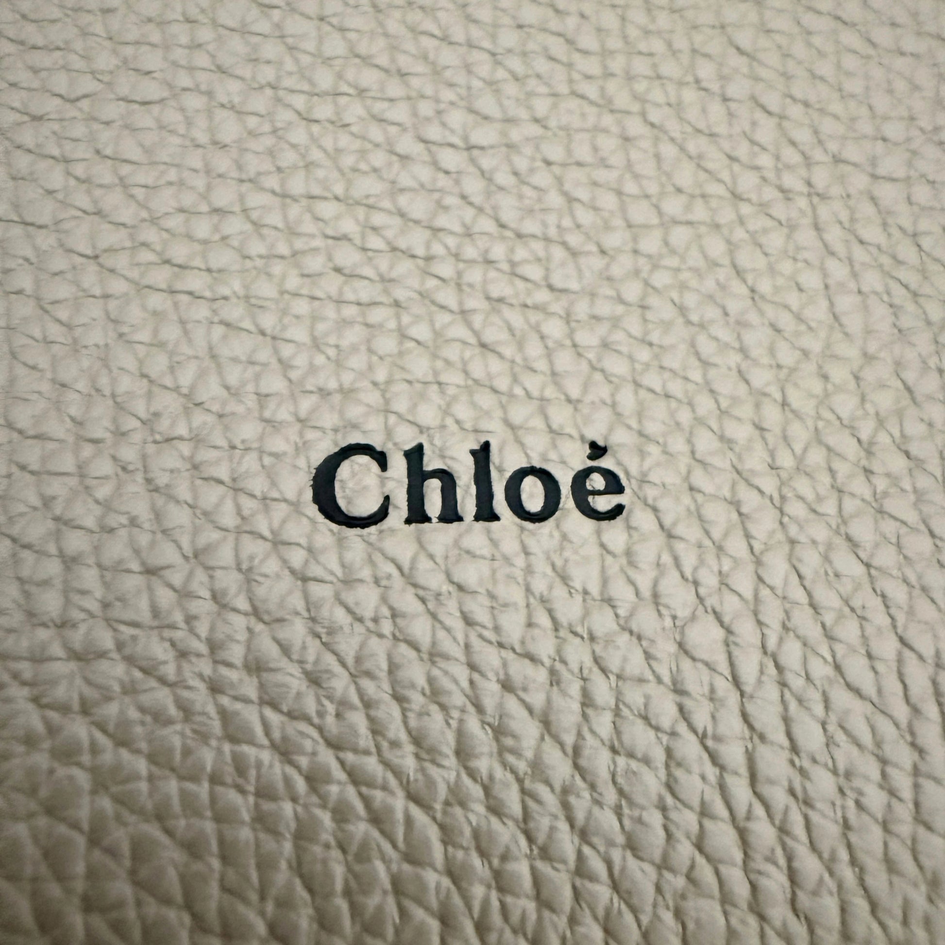 Chloé Marcie Hobo Bag aus genarbtem Leder Motty Grey / neuwertig Echtheitscheck
