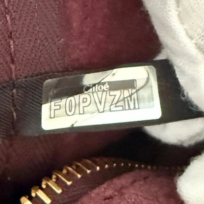 Chloé Marcie Hobo Bag aus genarbtem Leder Motty Grey / neuwertig Chloé