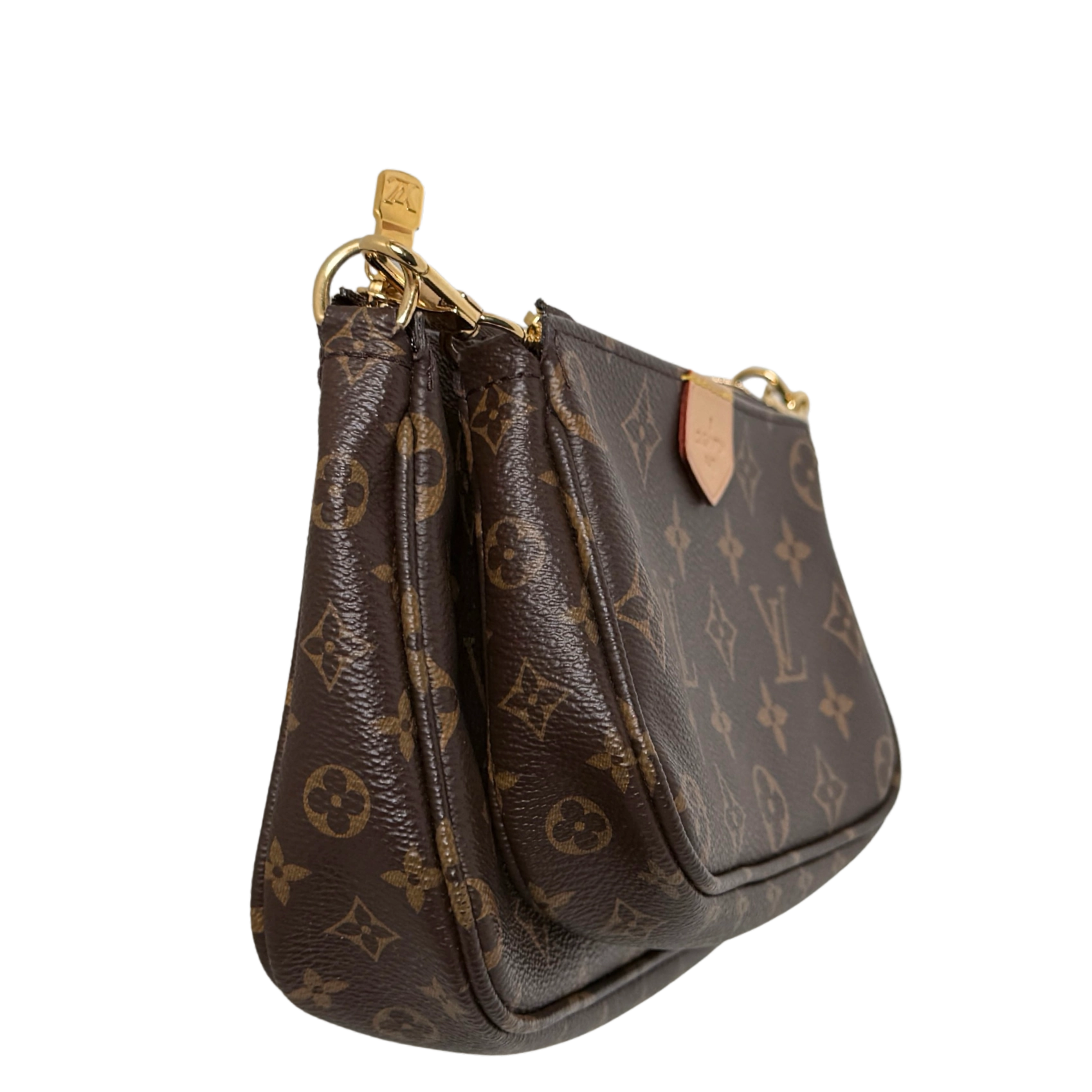 Louis Vuitton Multi Pochette Accessoires Braun Rose Clair Fullset / neuwertig Louis Vuitton