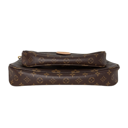 Louis Vuitton Multi Pochette Accessoires Braun Rose Clair Fullset / neuwertig Louis Vuitton