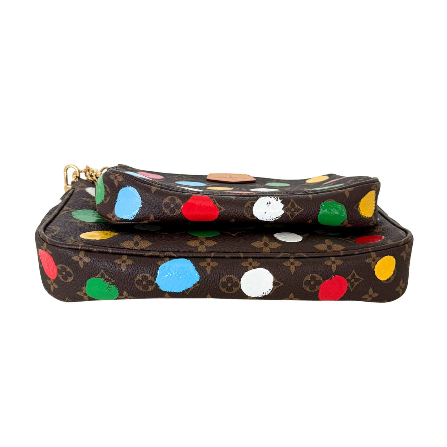 Louis Vuitton x Yayoi Kusama Multi Pochette Accessoires Monogram Dots Bunt / neuwertig Louis Vuitton