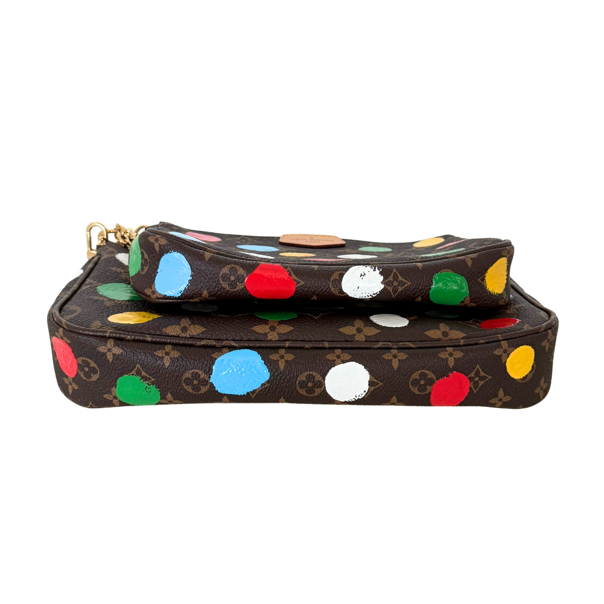 Louis Vuitton x Yayoi Kusama Multi Pochette Accessoires Monogram Dots Bunt / neuwertig Louis Vuitton