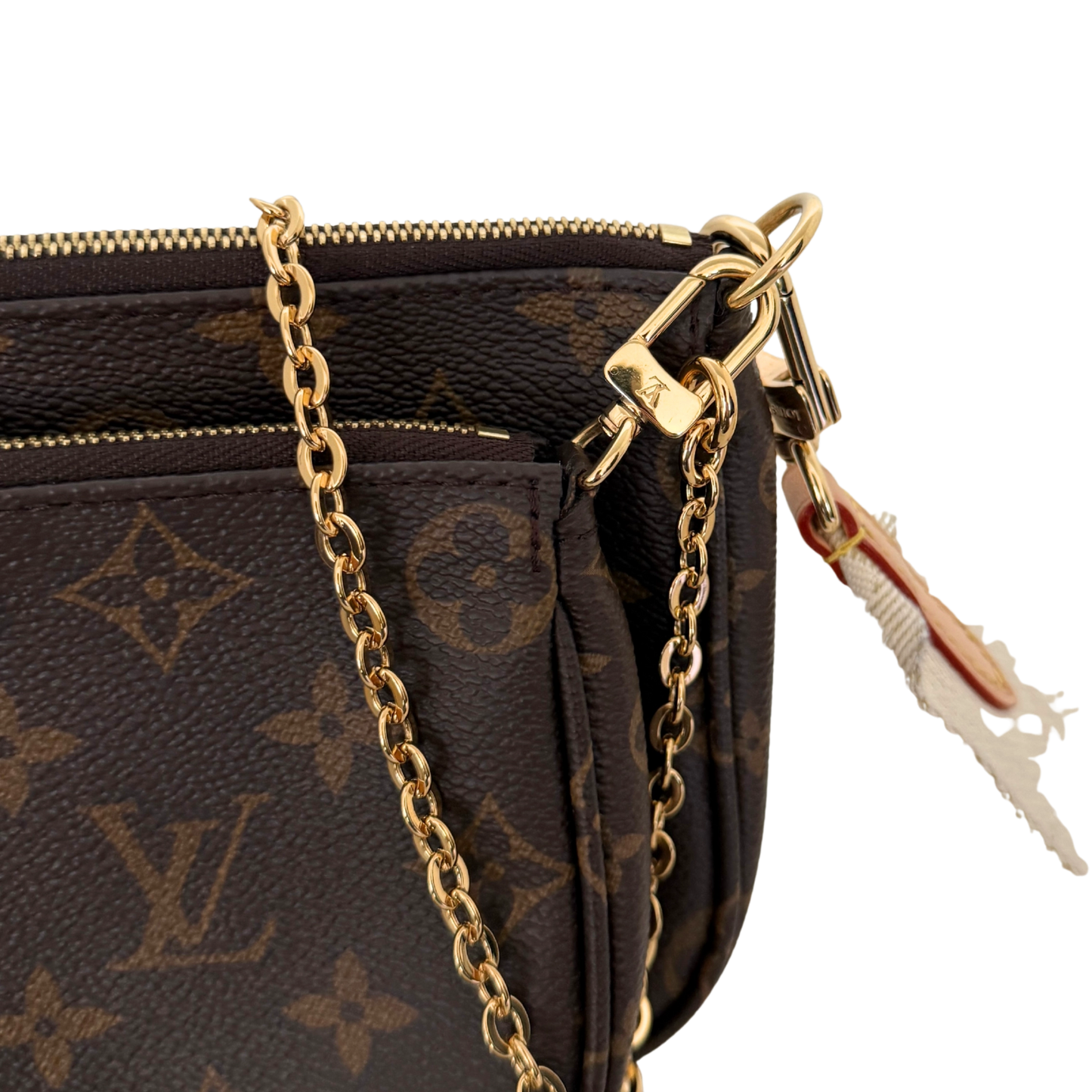 Louis Vuitton Multi Pochette Accessoires Monogram Canvas Braun / sehr gut Louis Vuitton