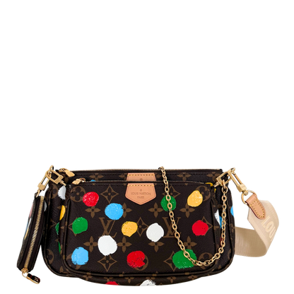 Louis Vuitton x Yayoi Kusama Multi Pochette Accessoires Monogram Dots Bunt / neuwertig Louis Vuitton