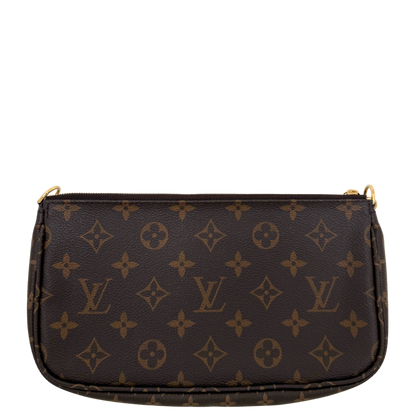 Louis Vuitton Multi Pochette Accessoires Monogram Canvas Braun / sehr gut Louis Vuitton