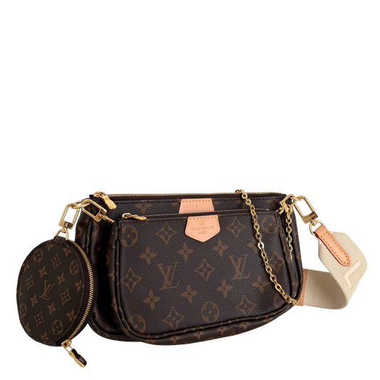 Louis Vuitton Multi Pochette Accessoires Monogram Canvas Braun / sehr gut Louis Vuitton