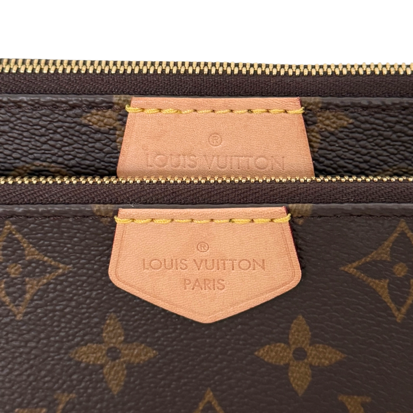 Louis Vuitton Multi Pochette Accessoires Monogram Canvas Braun / sehr gut Louis Vuitton