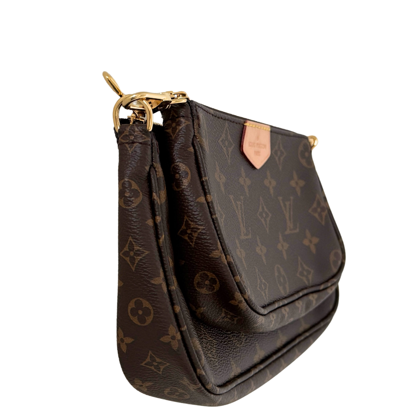 Louis Vuitton Multi Pochette Accessoires Monogram Canvas Braun / sehr gut Louis Vuitton