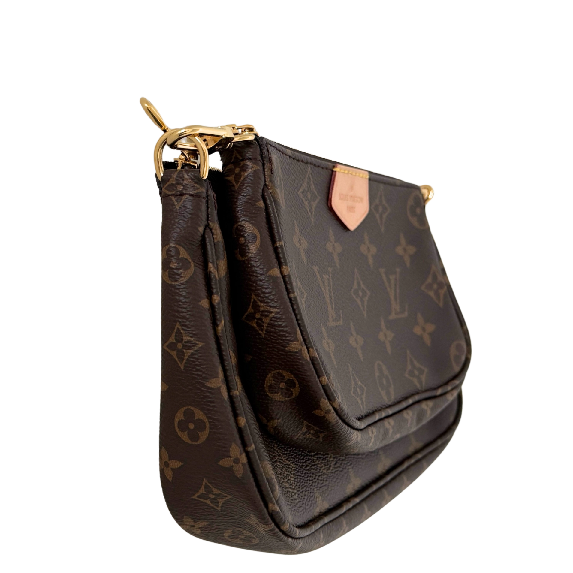Louis Vuitton Multi Pochette Accessoires Monogram Canvas Braun / sehr gut Louis Vuitton