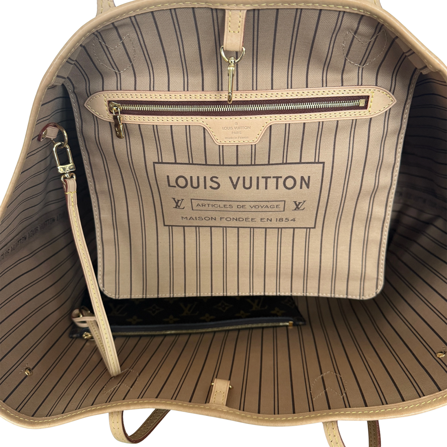 Louis Vuitton Neverfull GM Monogram M46978 Braun Fullset / neuwertig Louis Vuitton