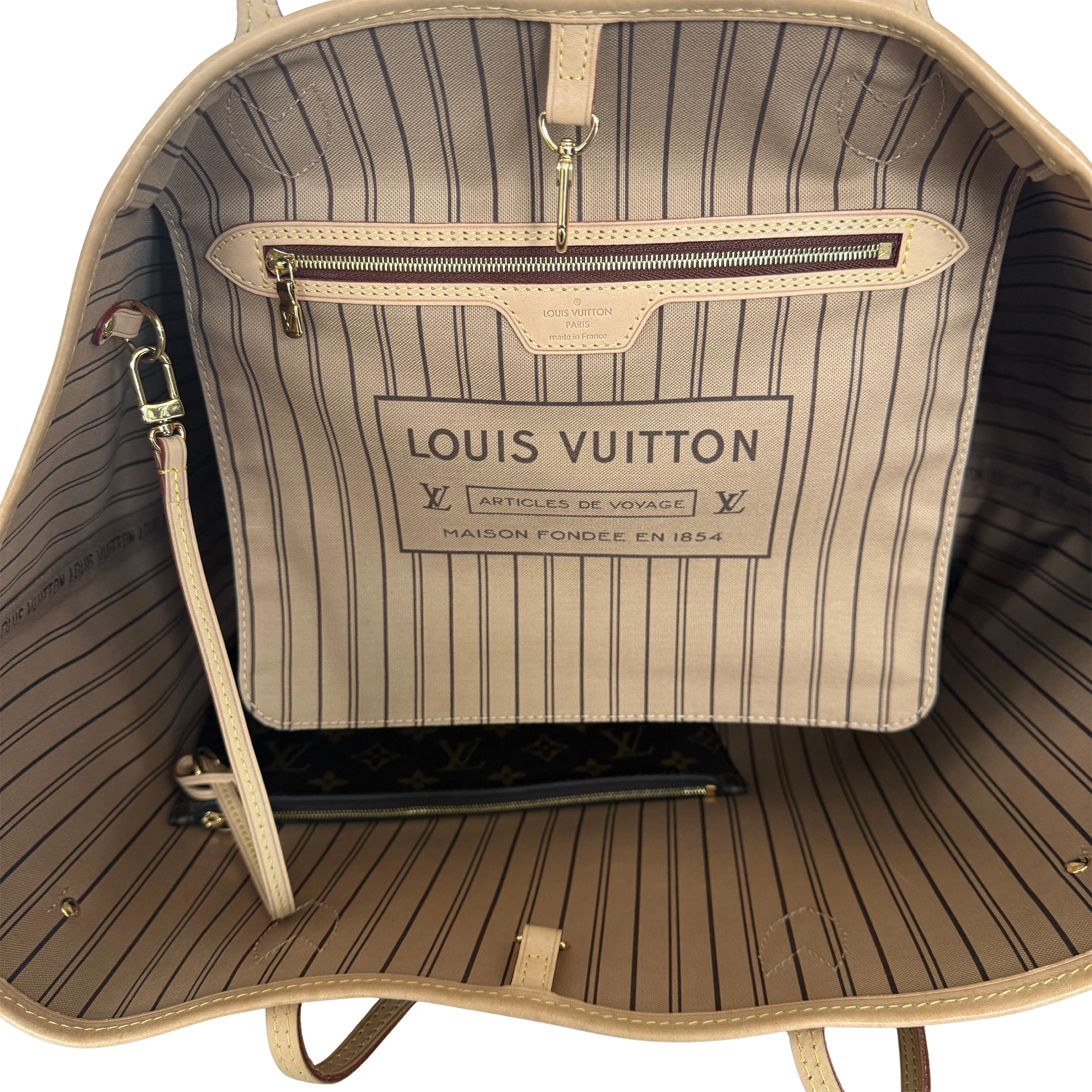 Louis Vuitton Neverfull GM Monogram M46978 Braun Fullset / neuwertig Louis Vuitton