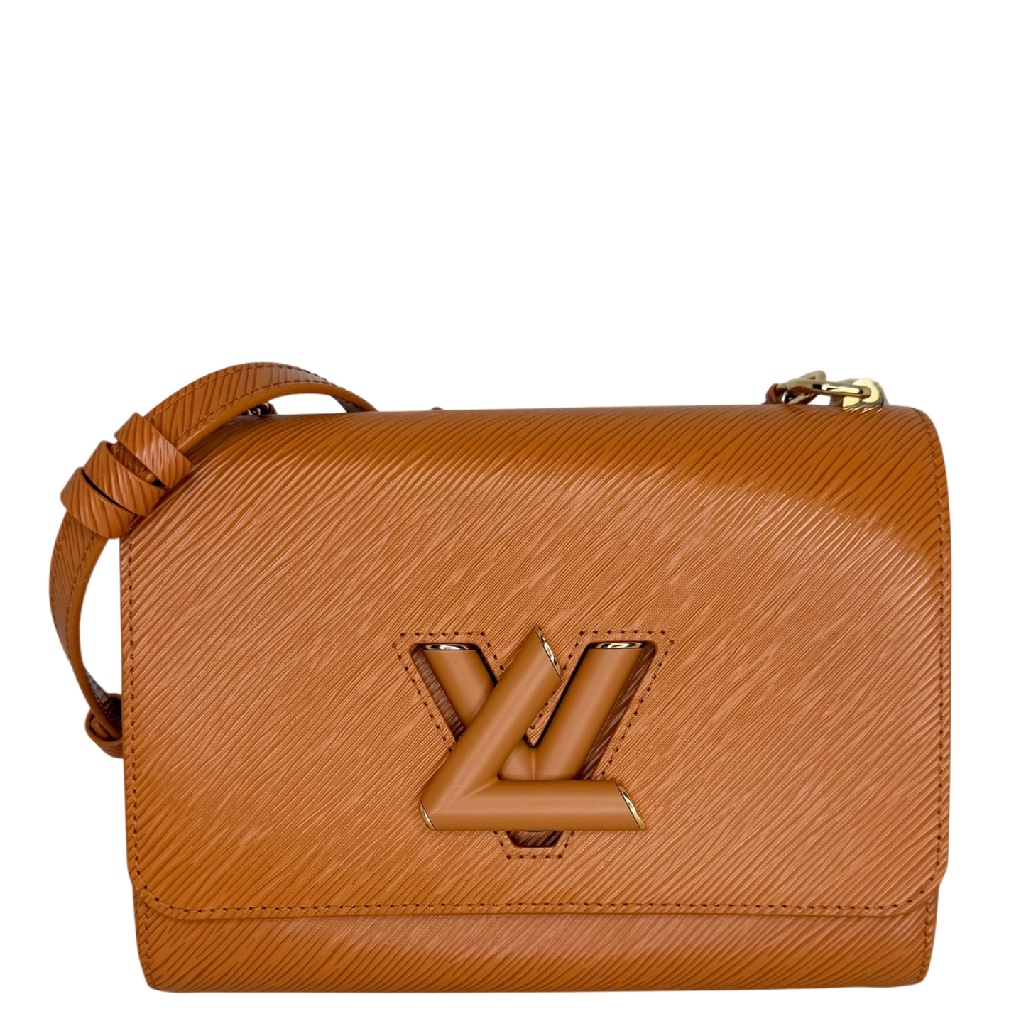 Louis Vuitton Twist MM Epi Leder braun GHW M57939 / sehr gut Louis Vuitton