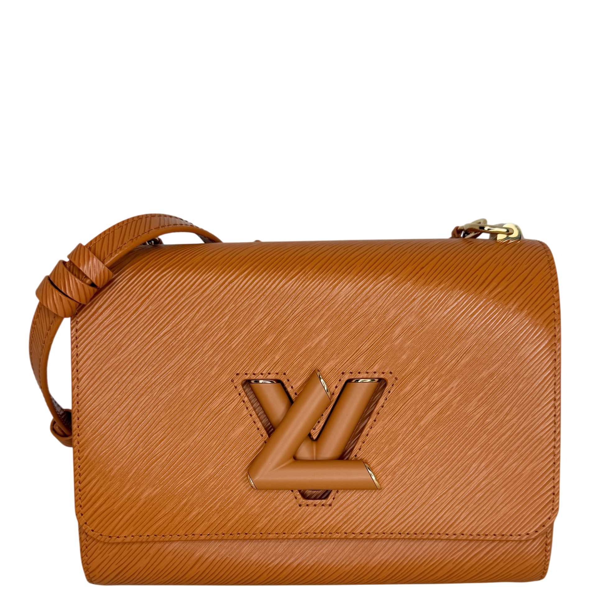 Louis Vuitton Twist MM Epi Leder braun GHW M57939 / sehr gut Louis Vuitton