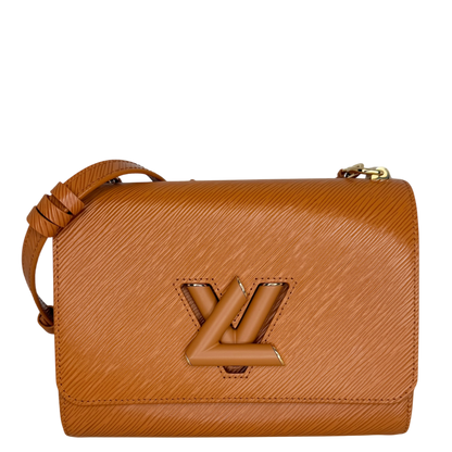 Louis Vuitton Twist MM Epi Leder braun GHW M57939 / sehr gut Louis Vuitton