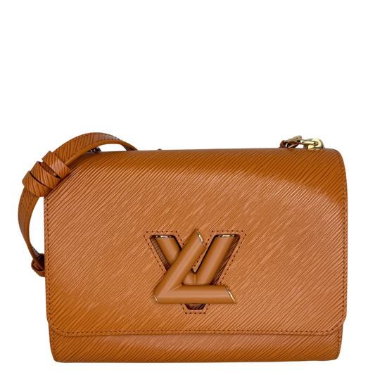 Louis Vuitton Twist MM Epi Leder braun GHW M57939 / sehr gut Louis Vuitton