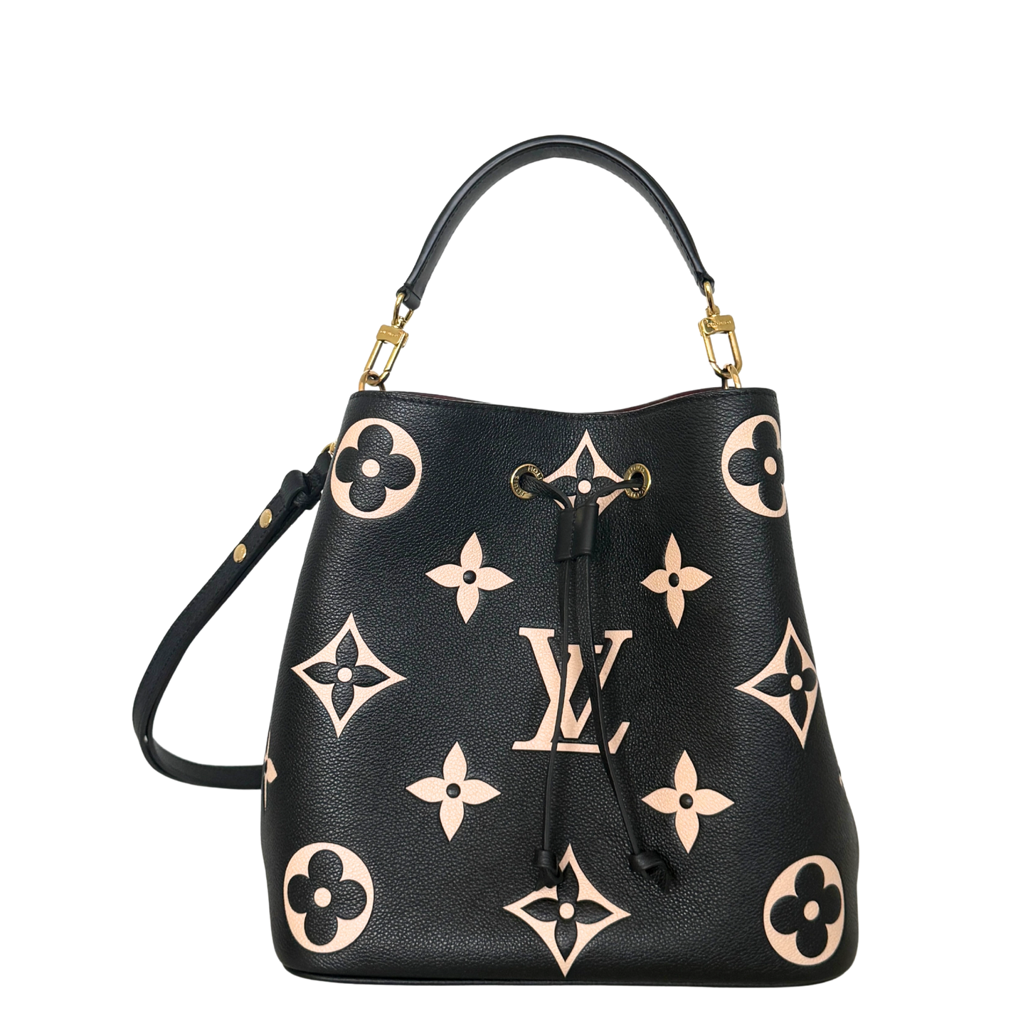 Louis Vuitton NéoNoé MM Monogram Empreinte Bicolor M45497 Schwarz / neuwertig Louis Vuitton