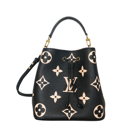 Louis Vuitton NéoNoé MM Monogram Empreinte Bicolor M45497 Schwarz / neuwertig Louis Vuitton