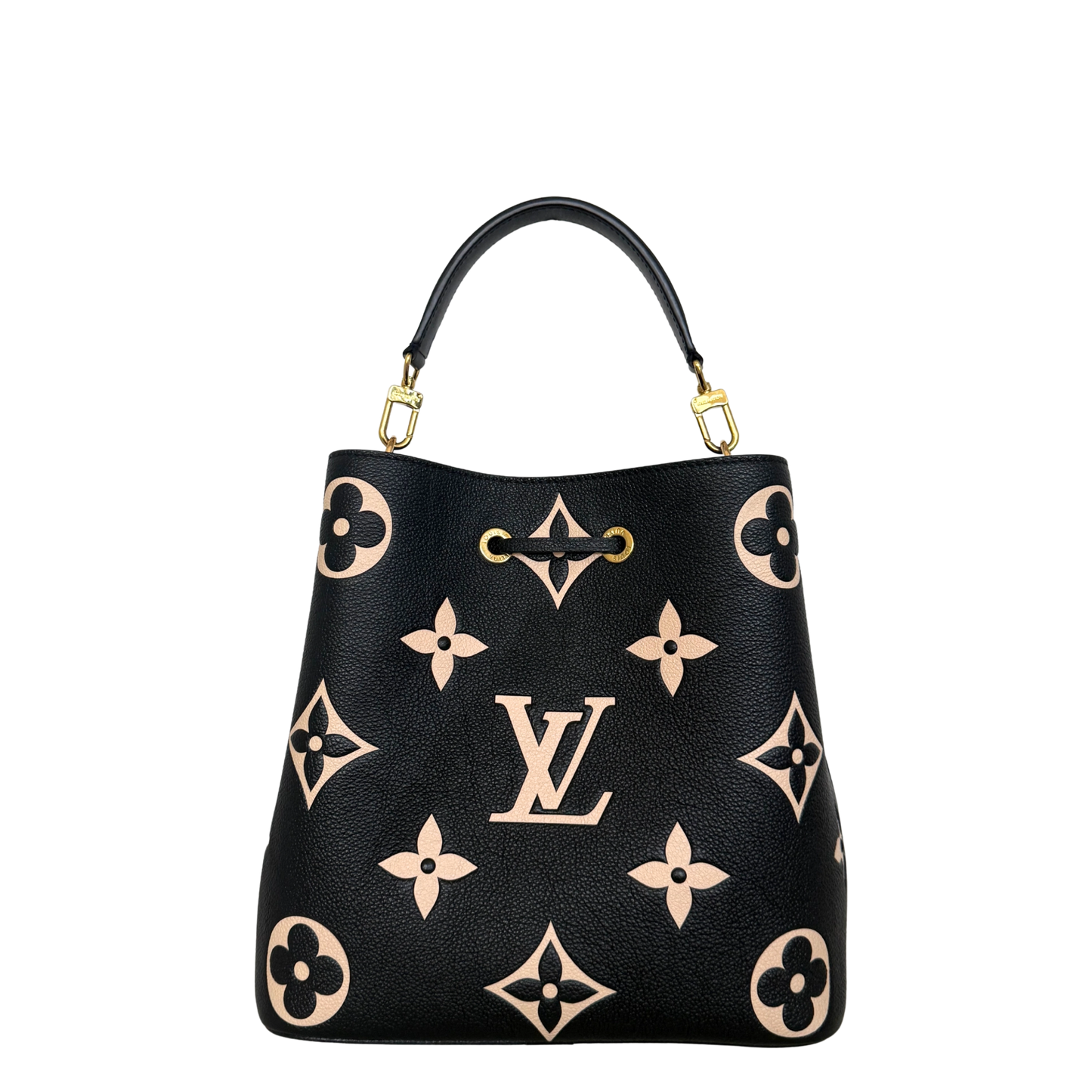 Louis Vuitton NéoNoé MM Monogram Empreinte Bicolor M45497 Schwarz / neuwertig Louis Vuitton