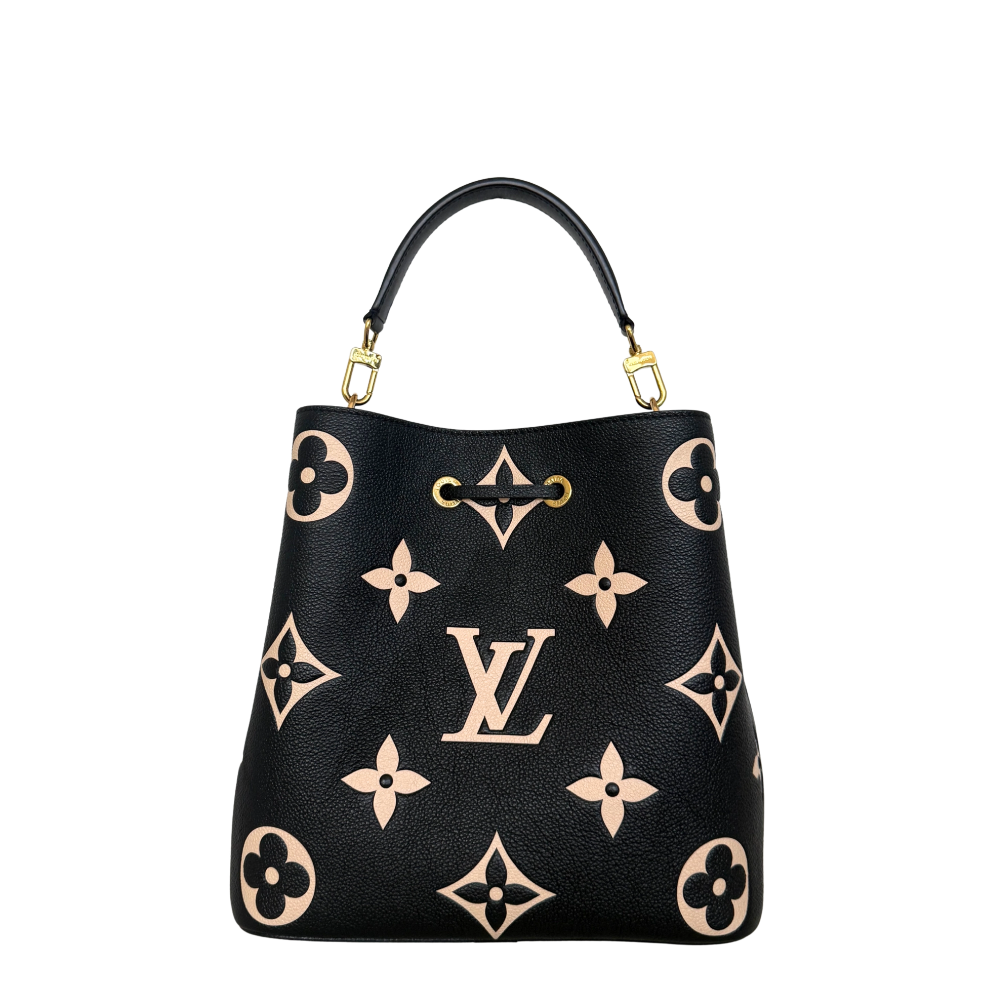 Louis Vuitton NéoNoé MM Monogram Empreinte Bicolor M45497 Schwarz / neuwertig Louis Vuitton