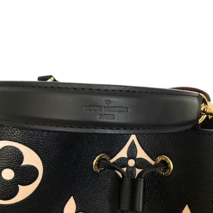 Louis Vuitton NéoNoé MM Monogram Empreinte Bicolor M45497 Schwarz / neuwertig Louis Vuitton