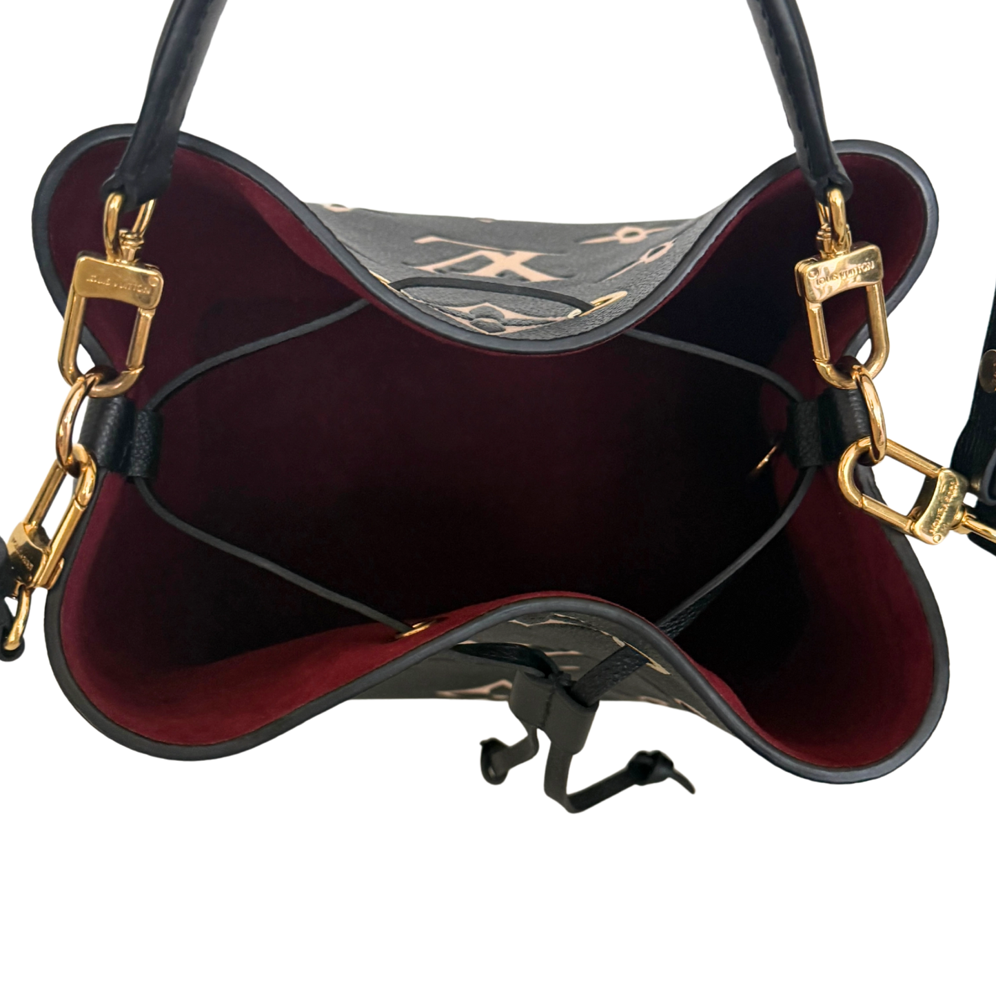 Louis Vuitton NéoNoé MM Monogram Empreinte Bicolor M45497 Schwarz / neuwertig Louis Vuitton