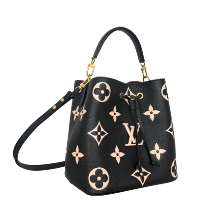 Louis Vuitton NéoNoé MM Monogram Empreinte Bicolor M45497 Schwarz / neuwertig Louis Vuitton