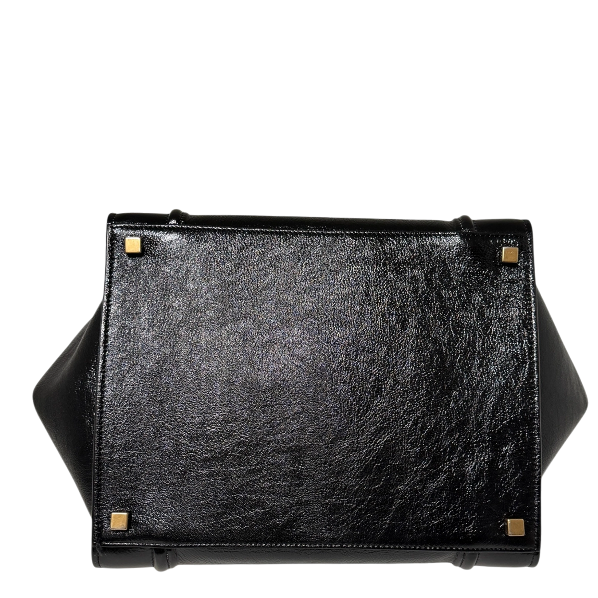 CELINE Luggage Phantom Lackleder Medium schwarz  / neuwertig CELINE