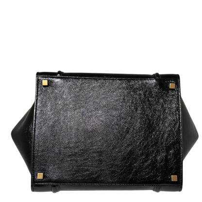 CELINE Luggage Phantom Lackleder Medium schwarz  / neuwertig CELINE