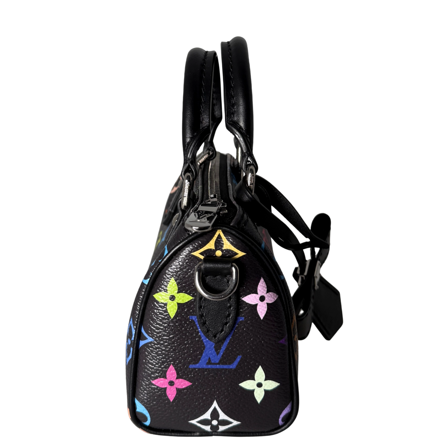 Louis Vuitton LV x TM Nano Speedy Multicolore Noir Fullset / neuwertig Louis Vuitton