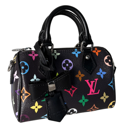 Louis Vuitton LV x TM Nano Speedy Multicolore Noir Fullset / neuwertig Louis Vuitton