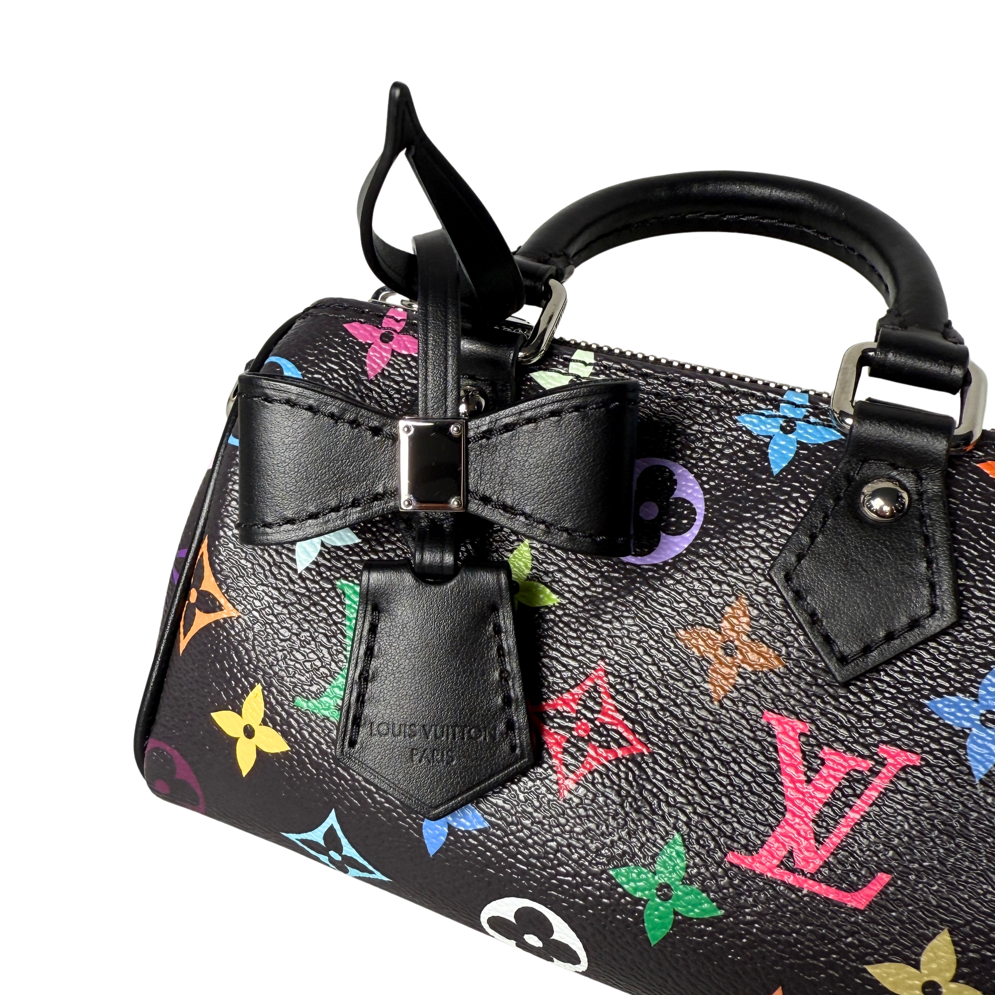 Louis Vuitton LV x TM Nano Speedy Multicolore Noir Fullset / neuwertig Louis Vuitton