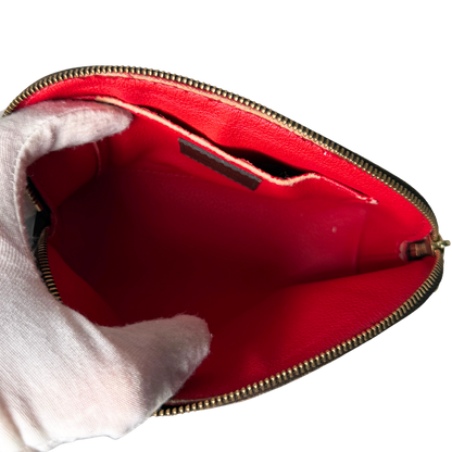 Louis Vuitton Cosmetic Pouch PM Damier Ebene / gut Louis Vuitton