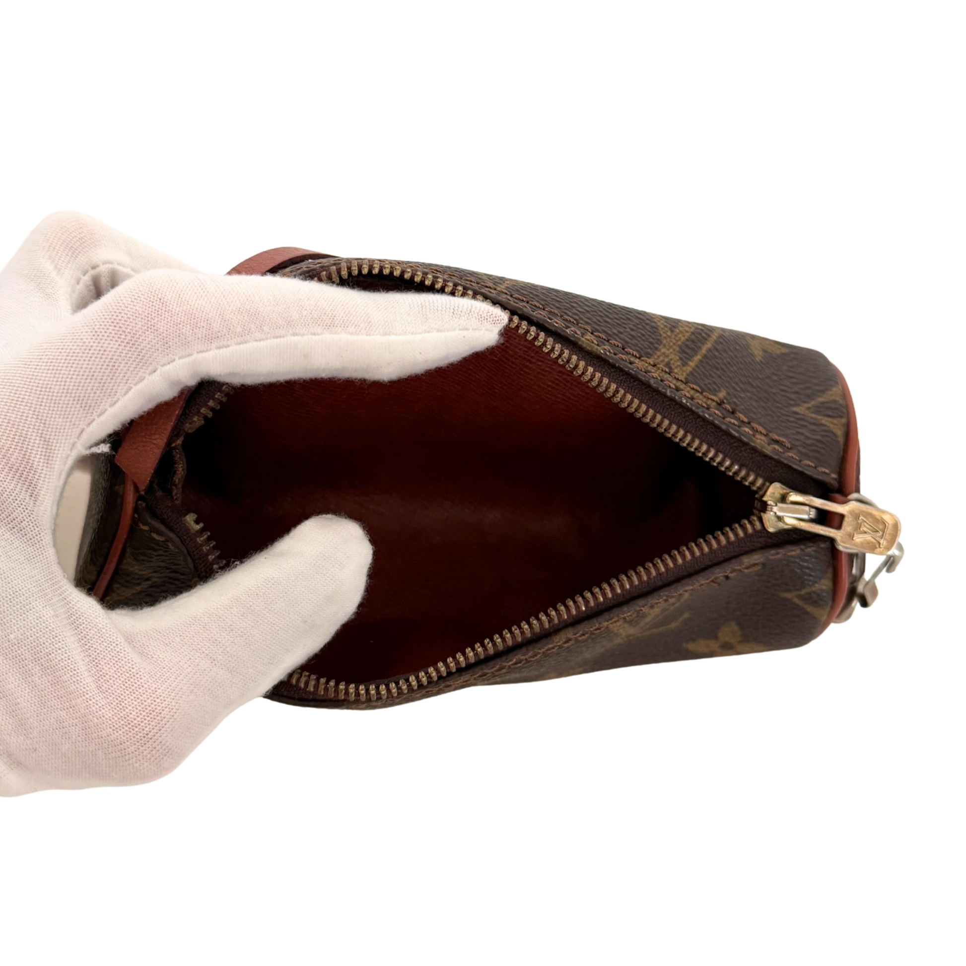 Louis Vuitton Mini Papillon Monogram Canvas Braun / gut Louis Vuitton