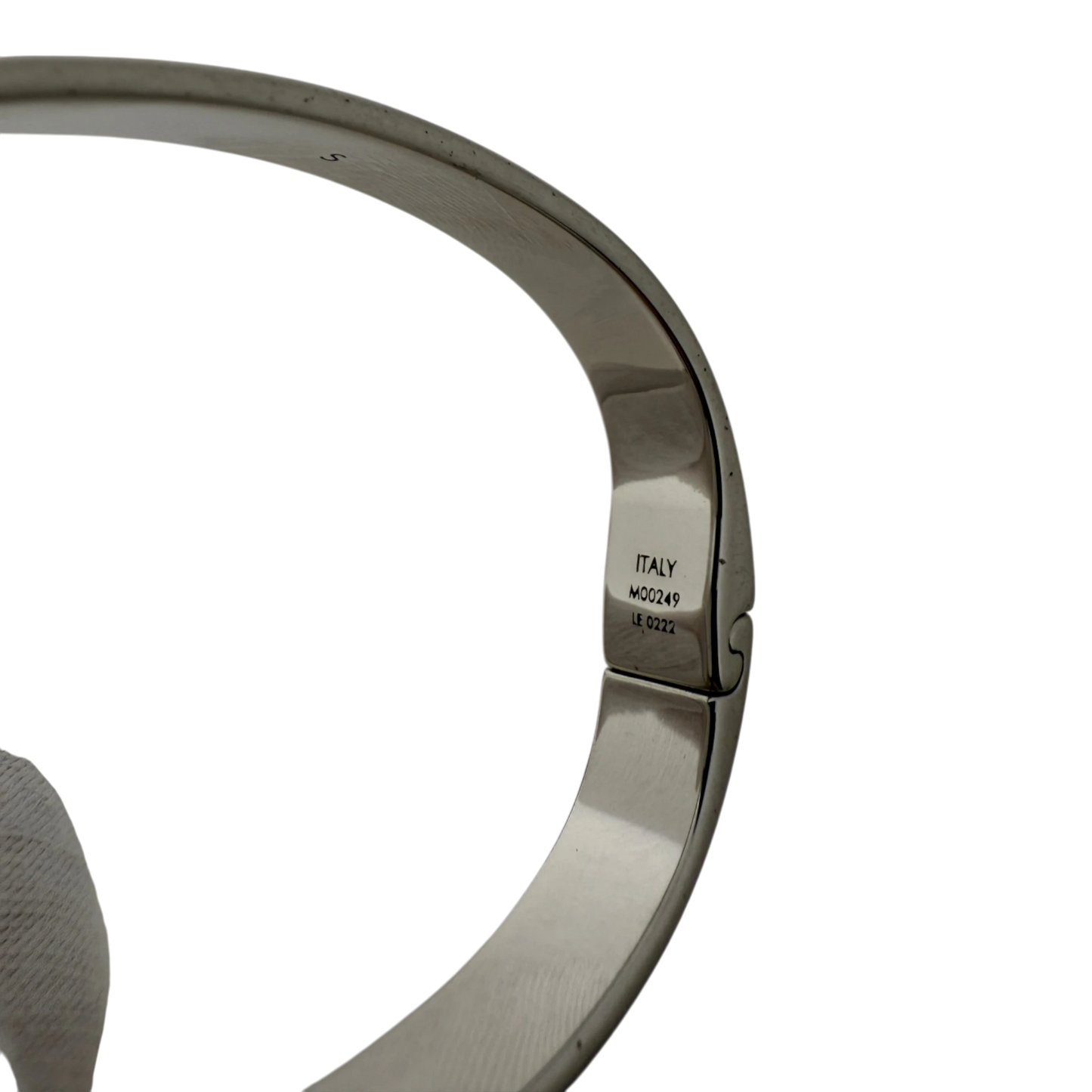 Louis Vuitton Nanogram Cuff Bracelet M00249 Silber Größe S Louis Vuitton