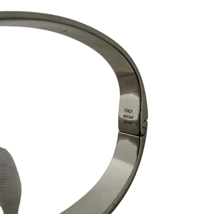 Louis Vuitton Nanogram Cuff Bracelet M00249 Silber Größe S Louis Vuitton
