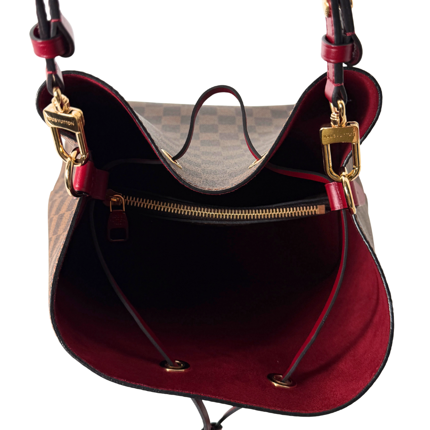 Louis Vuitton Néonoé MM Damier Ebene N40214 Braun / sehr gut Louis Vuitton