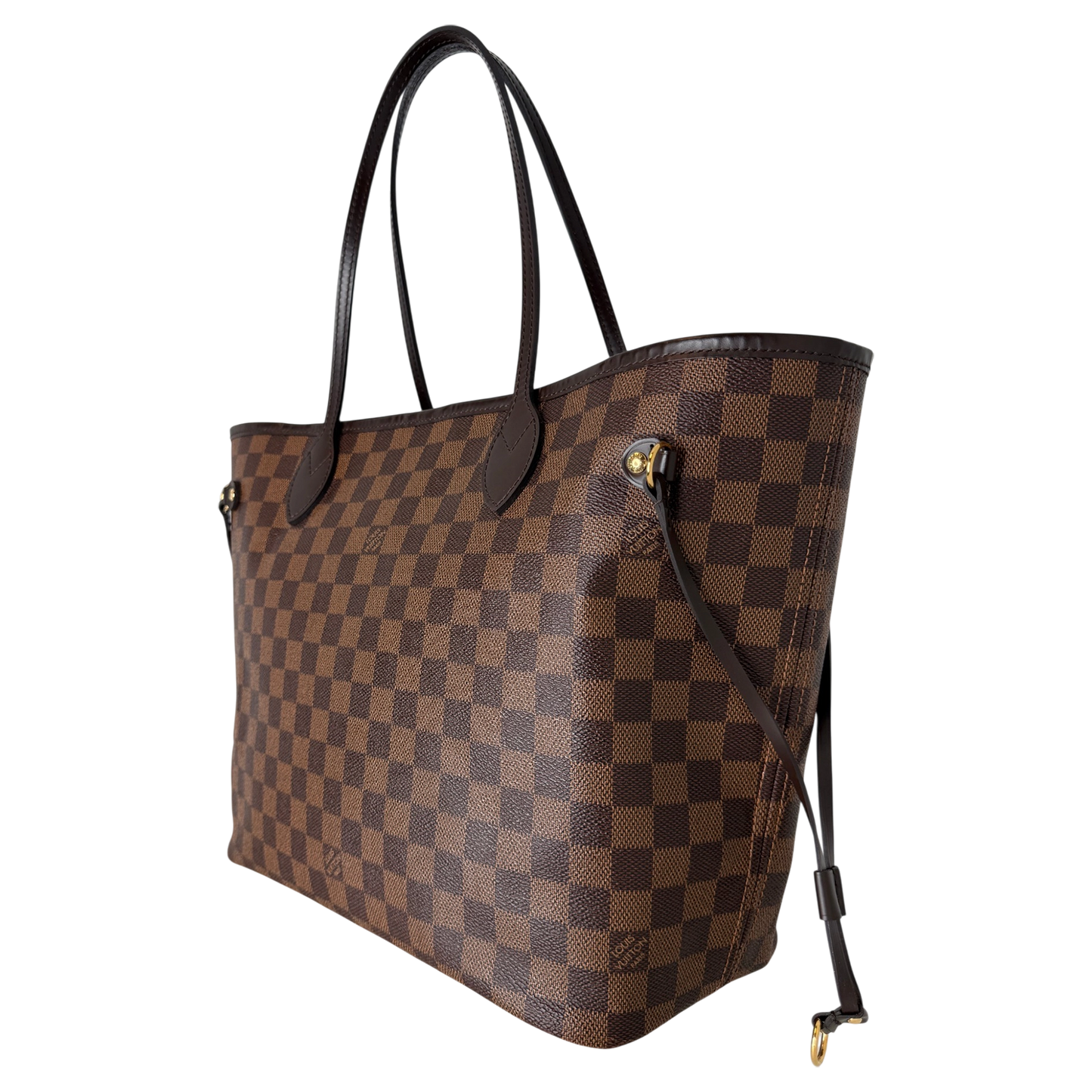 Louis Vuitton Neverfull MM Damier Ebene Canvas N41358 Braun / sehr gut Louis Vuitton