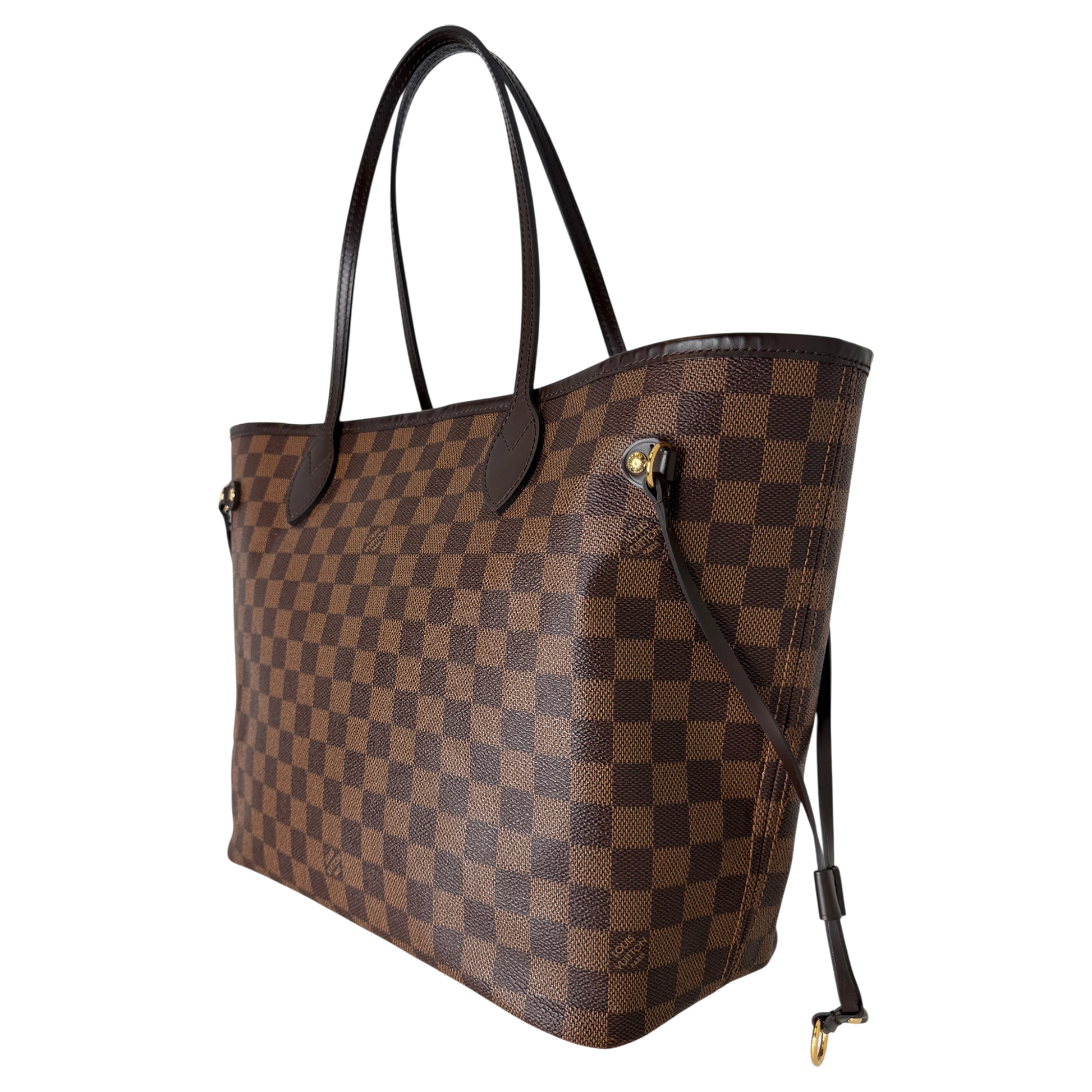 Louis Vuitton Neverfull MM Damier Ebene Canvas N41358 Braun / sehr gut Louis Vuitton