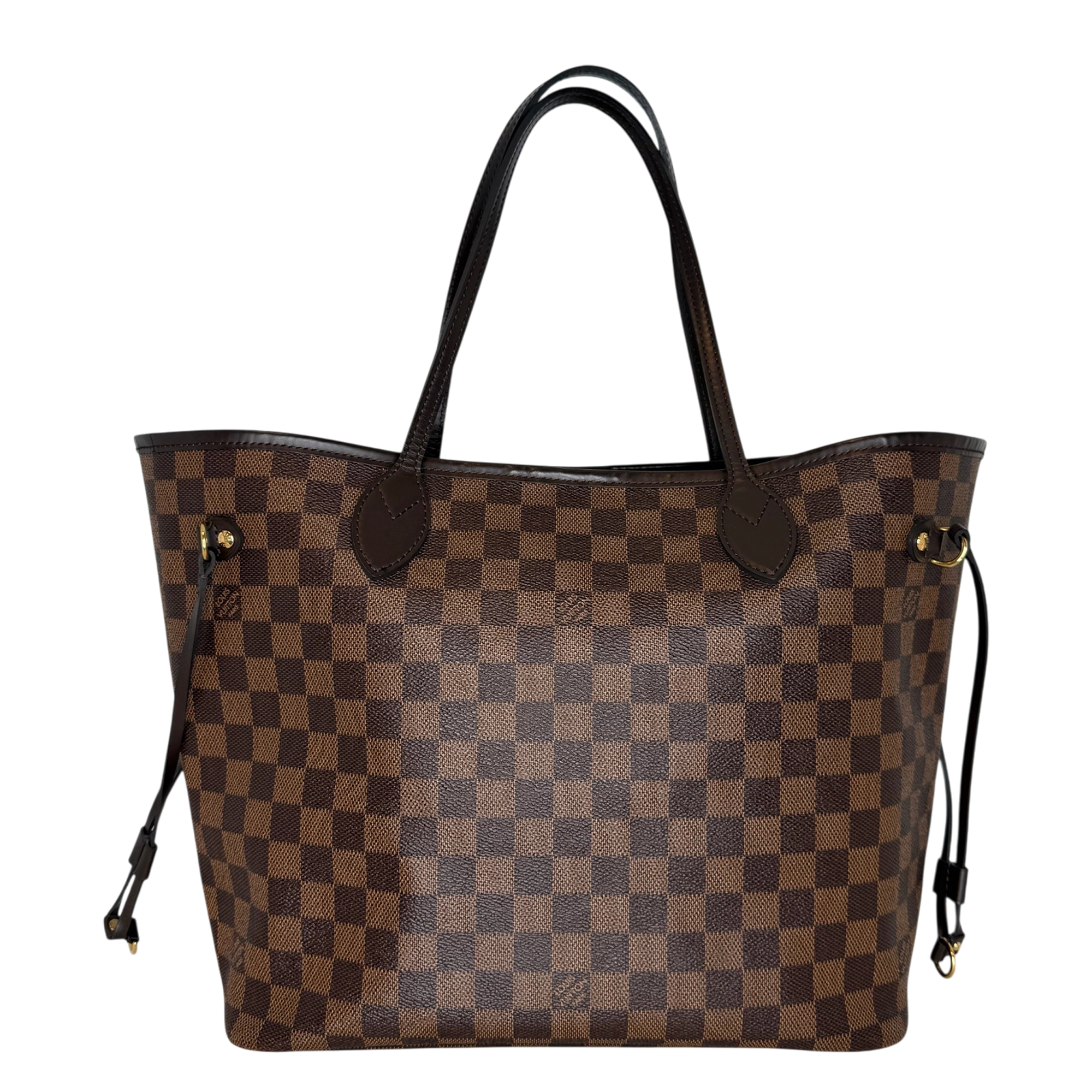 Louis Vuitton Neverfull MM Damier Ebene Canvas N41358 Braun / sehr gut Louis Vuitton