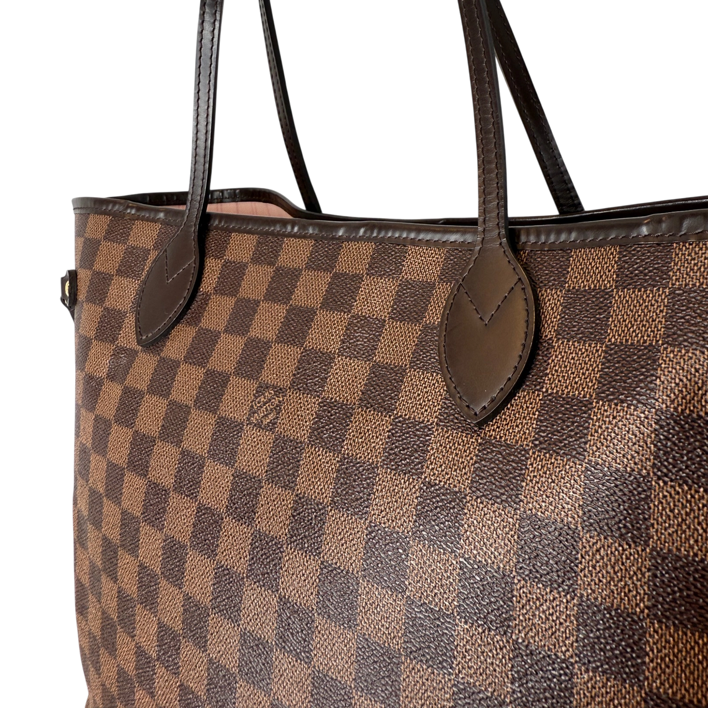 Louis Vuitton Neverfull MM Damier Ebene Canvas N41358 Braun / sehr gut Louis Vuitton