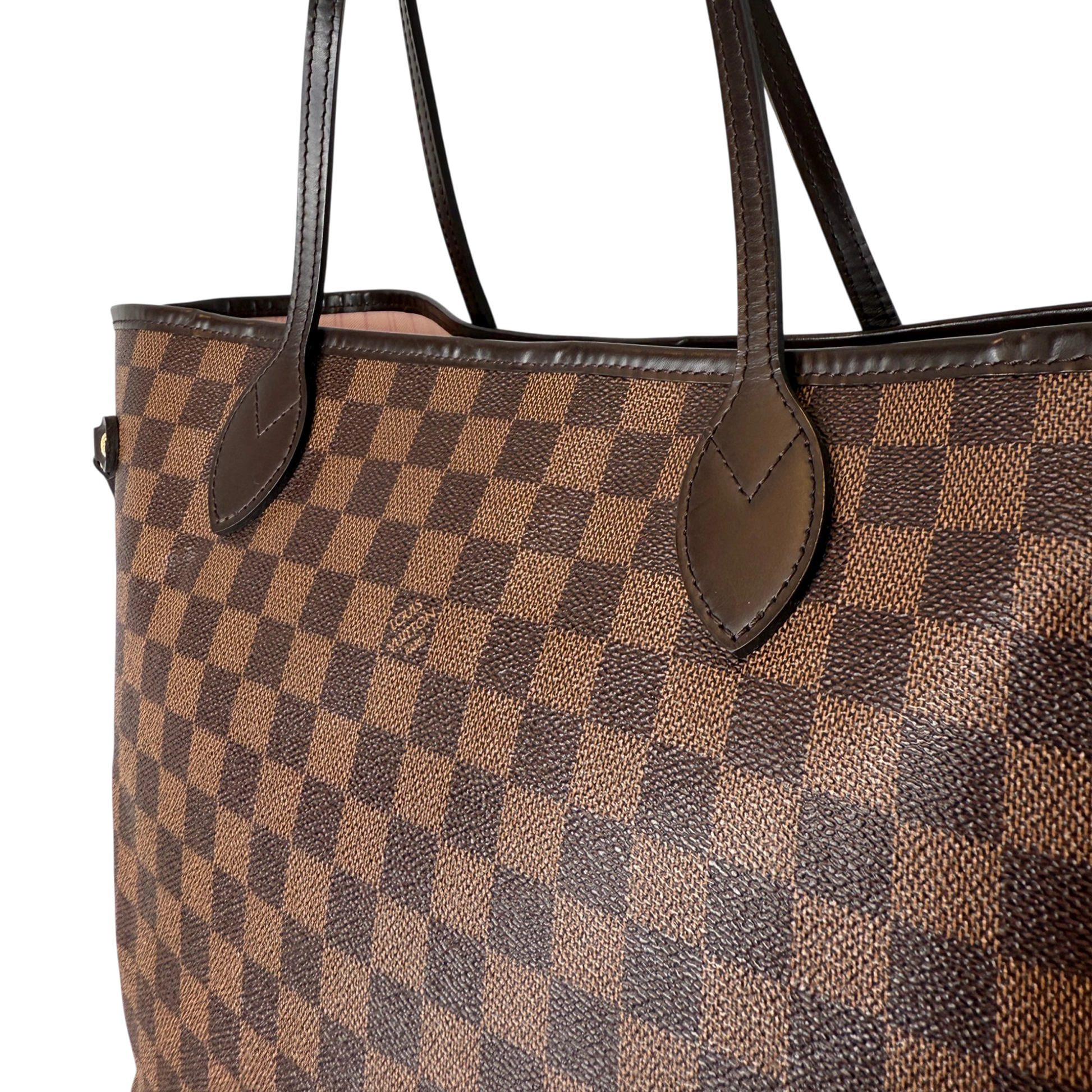 Louis Vuitton Neverfull MM Damier Ebene Canvas N41358 Braun / sehr gut Louis Vuitton