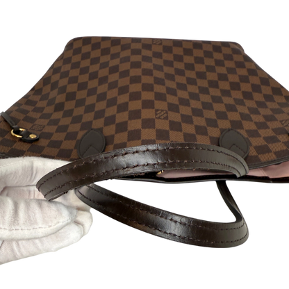 Louis Vuitton Neverfull MM Damier Ebene Canvas N41358 Braun / sehr gut Louis Vuitton