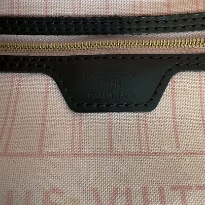 Louis Vuitton Neverfull MM Damier Ebene Canvas N41358 Braun / sehr gut Louis Vuitton