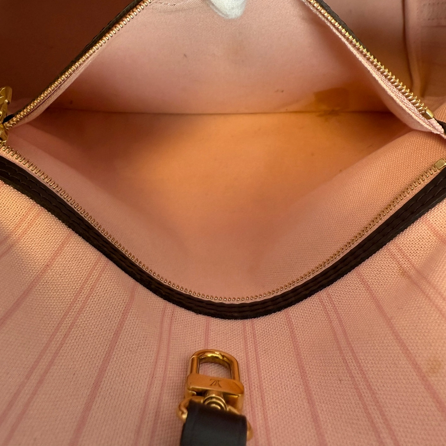 Louis Vuitton Neverfull MM Damier Ebene Canvas N41358 Braun / sehr gut Louis Vuitton