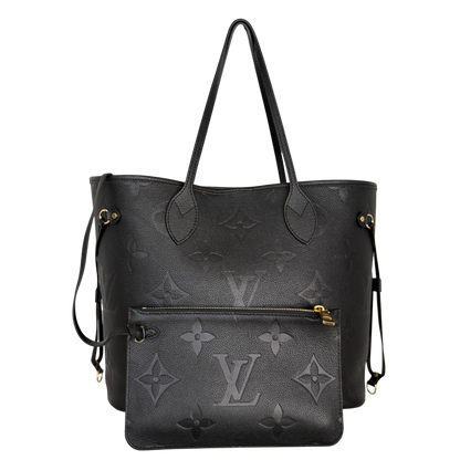 Louis Vuitton Neverfull MM Empreinte Monogram M45685 Schwarz Fullset / sehr gut Louis Vuitton