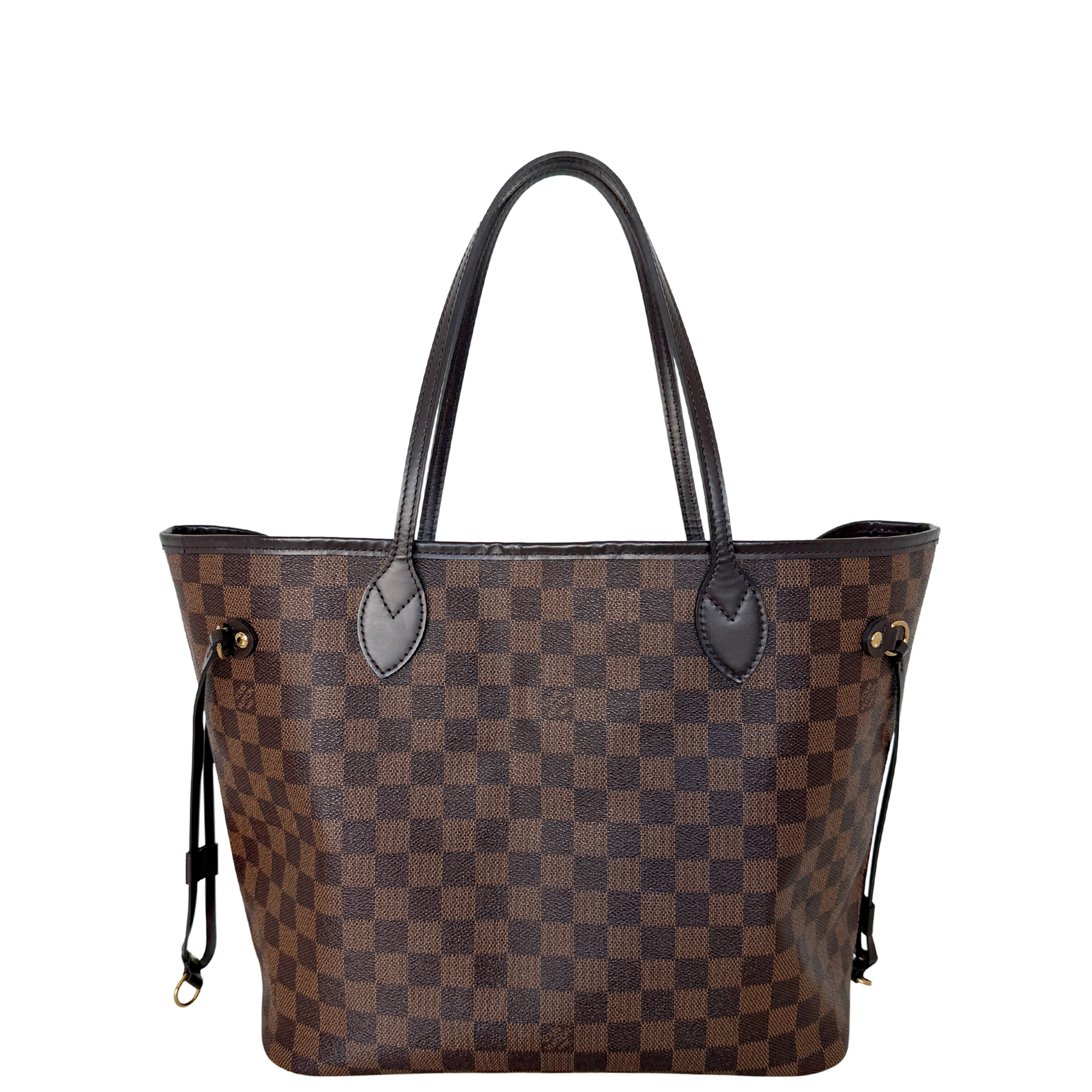 Louis Vuitton Neverfull MM Damier Ebene Rose Ballerine / sehr gut Louis Vuitton