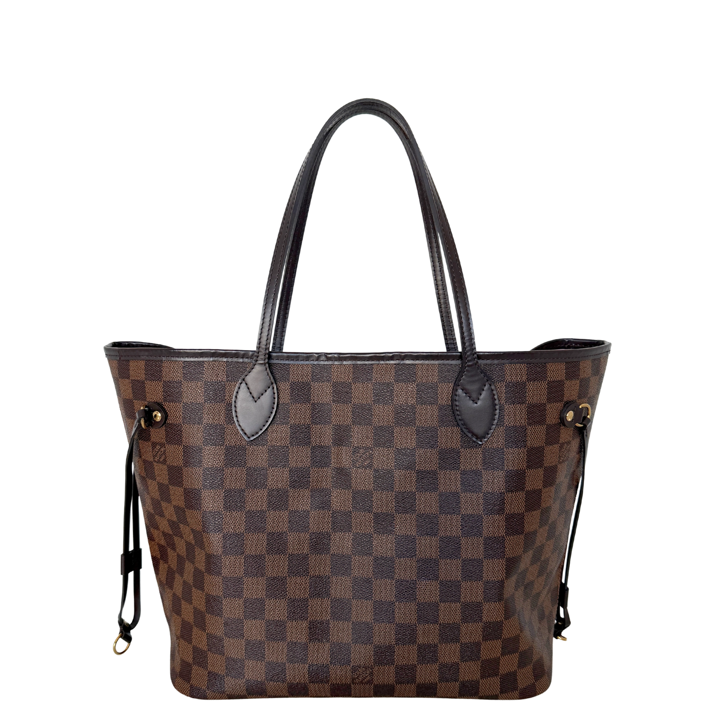 Louis Vuitton Neverfull MM Damier Ebene Rose Ballerine / sehr gut Louis Vuitton