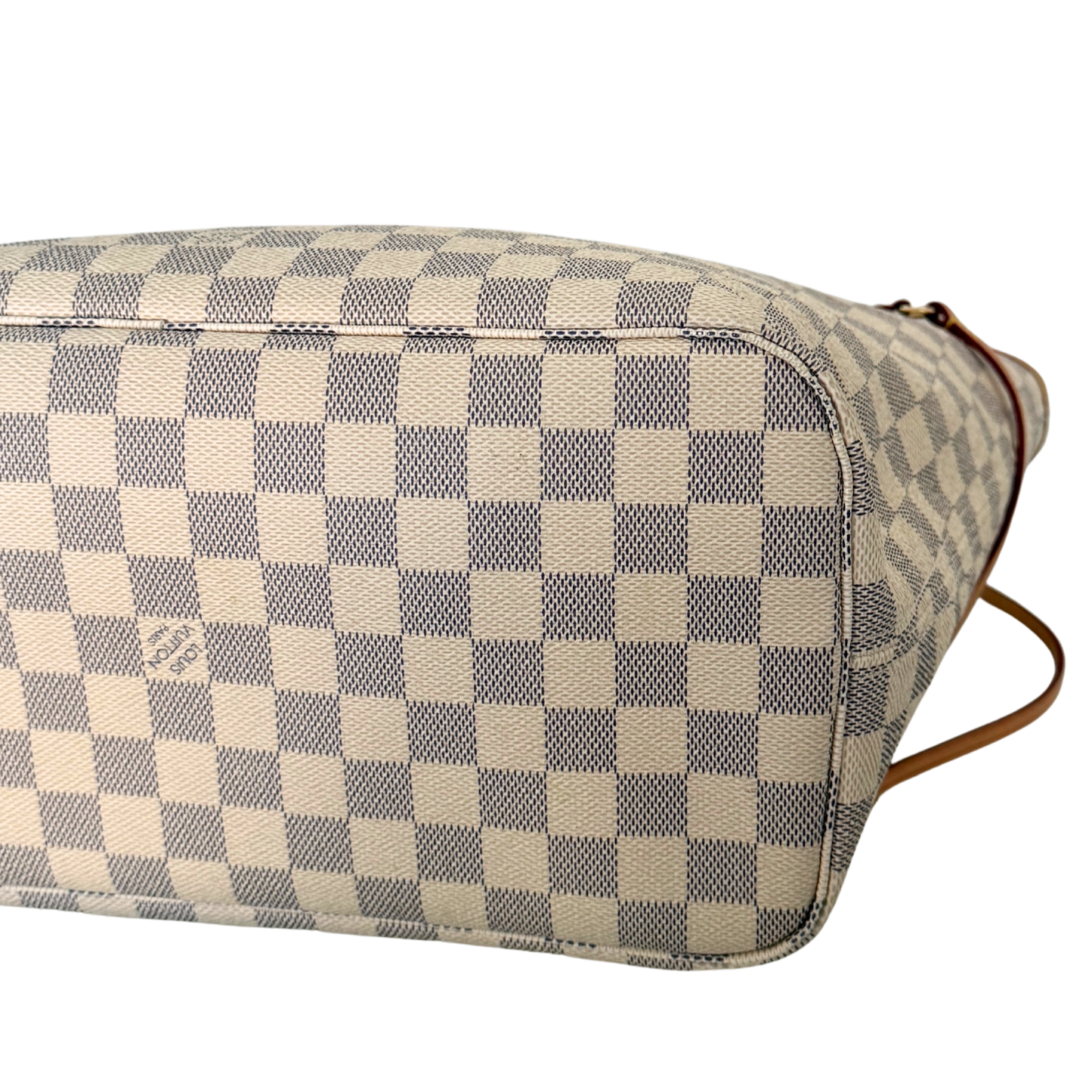 Louis Vuitton Neverfull MM Damier Azur Canvas Beige Fullset / sehr gut Louis Vuitton