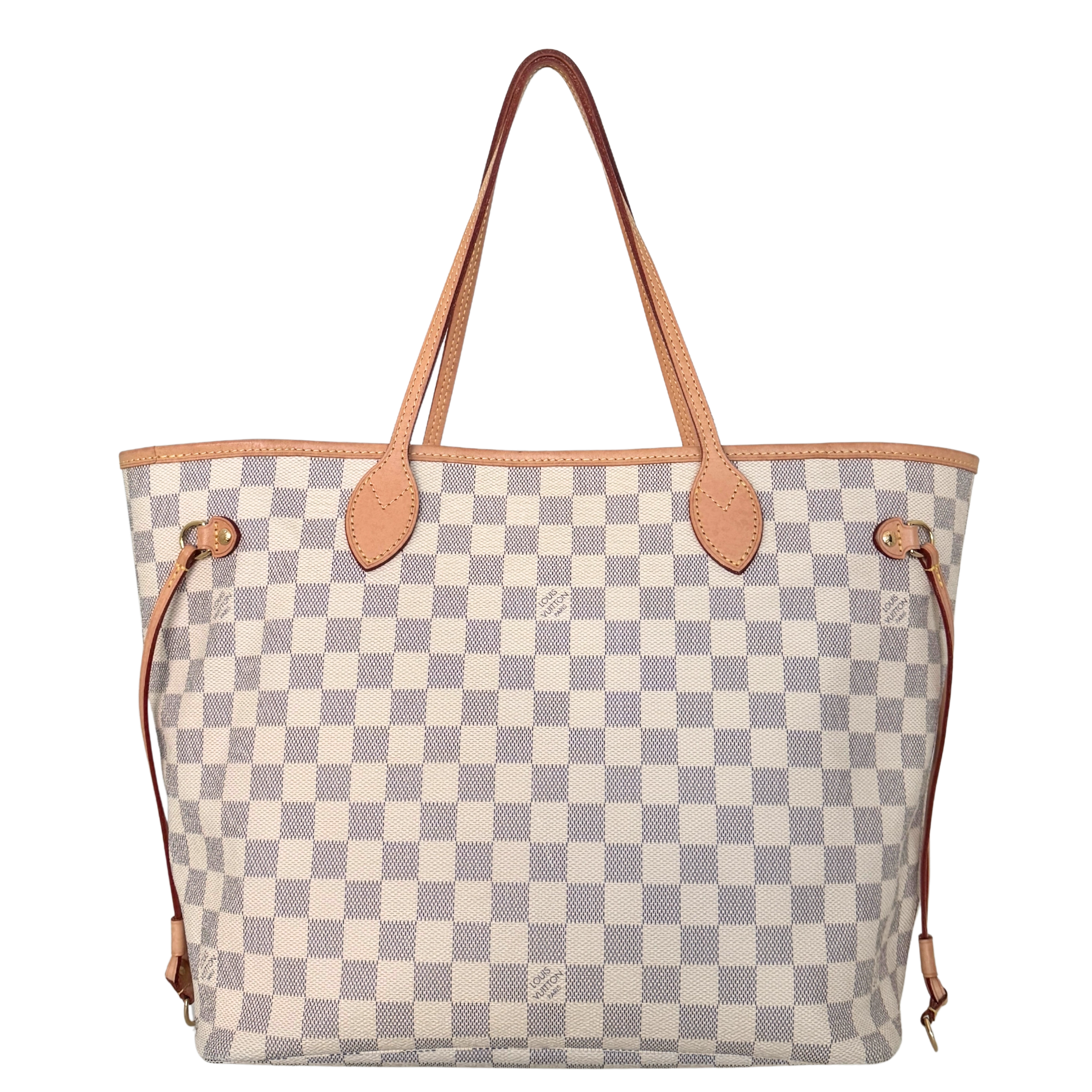 Louis Vuitton Neverfull MM Damier Azur Canvas Beige Fullset / sehr gut Louis Vuitton